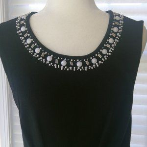 Banana Repbulic Black Sleeveless Sweater Dress